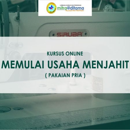 Kursus Menjadi Penjahit Terampil Pakaian Pria